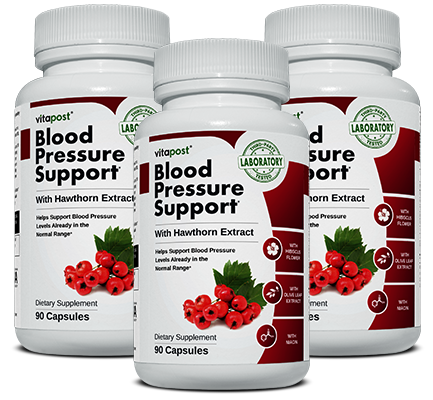 Bottles of Blood Pressure Support