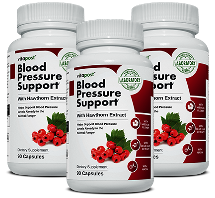 Bottles of Blood Pressure Support