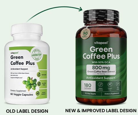 Introducing the revamped Green Coffee Plus!