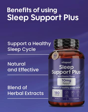 Benefits of using Sleep Support Plus
